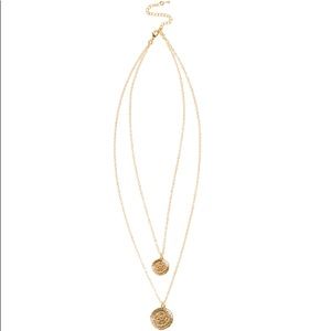 Double Coin Necklace